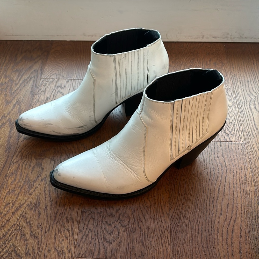 Celine White Boots with original shoes box